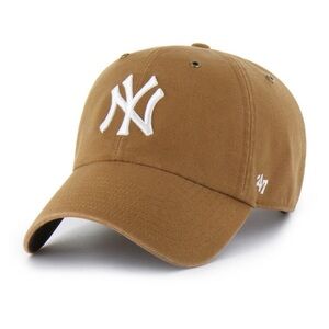 New York Yankees Carhartt x '47 Clean Up Adjustable Hat Cap Dad Hat Strap MLB NY